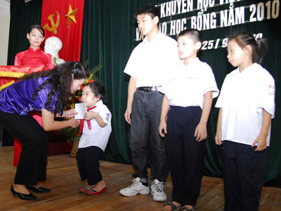 Làm khuyến học ở Mê Linh Xây dựng xã hội học tập